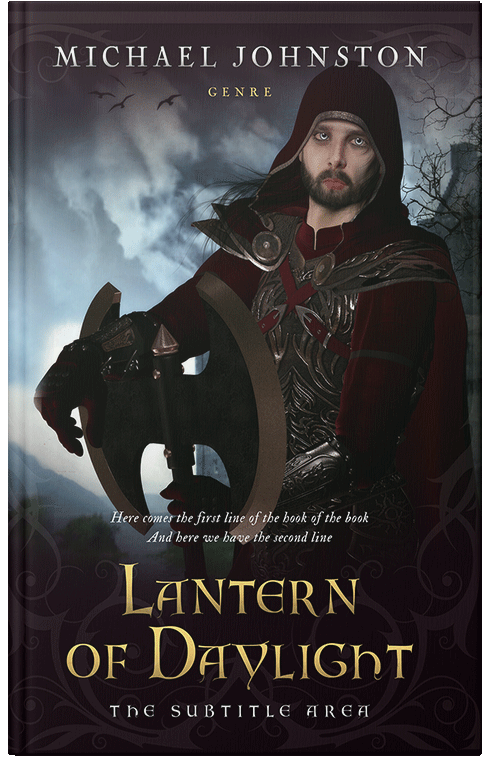 Front view of Premade Fantasy Book Cover - Cocoa Brown