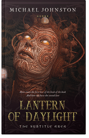 Premade Book Cover Coffee Bean