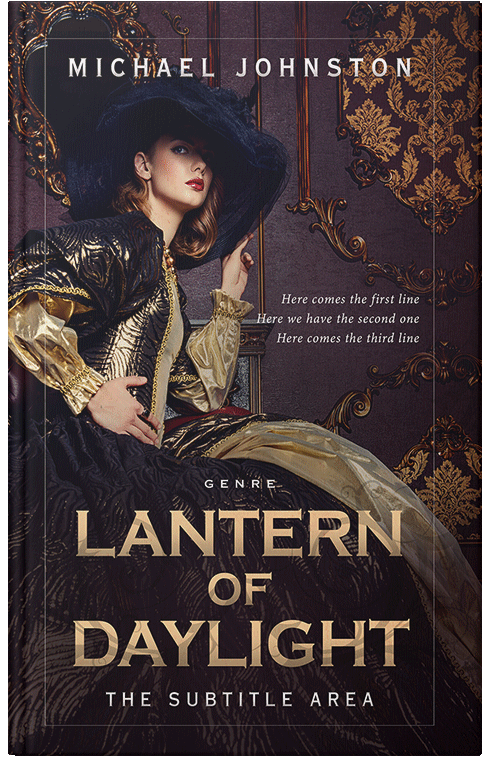 Front view of Premade Historical Book Cover - Gondola