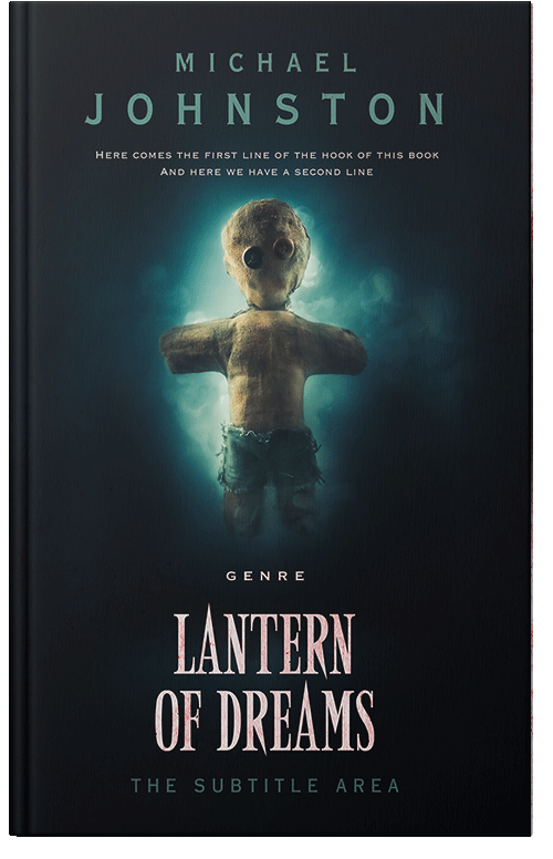 Front view of Premade Horror Book Cover - Firefly