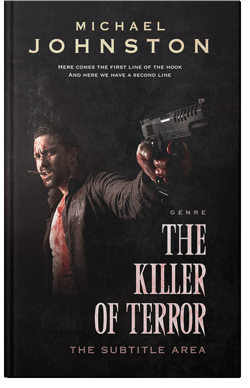 Front view of Premade Mystery & Thriller & Suspense Book Cover - Cod Gray