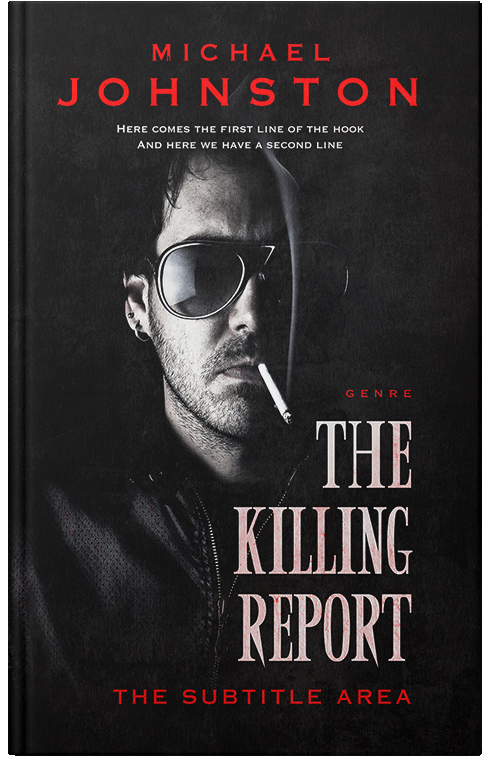 Front view of Premade Mystery & Thriller & Suspense Book Cover - Cod Gray