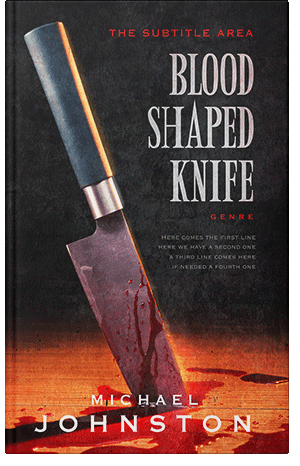 Premade Book Cover Cocoa Brown