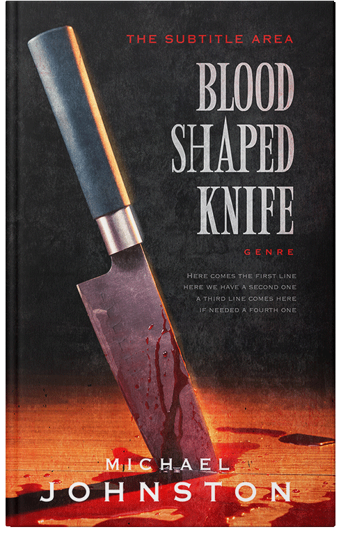 Front view of Premade Mystery & Thriller & Suspense Book Cover - Cocoa Brown