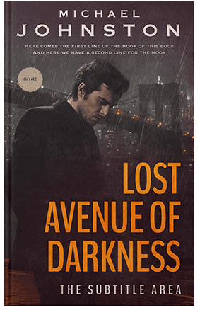 Pre Made Book Cover Cocoa Brown