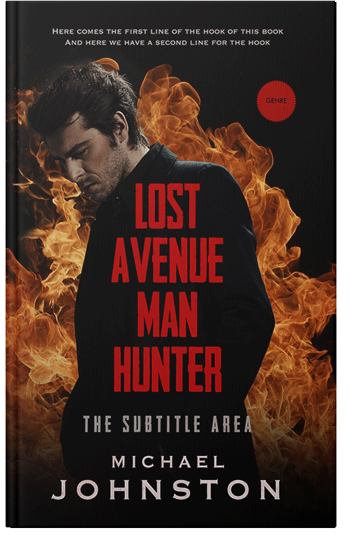 Front view of Premade Business Book Cover - Asphalt