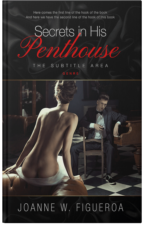 Front view of Premade Erotica Book Cover - Cod Gray