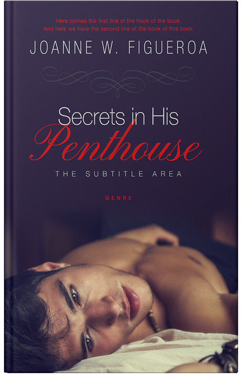 Front view of Premade Erotica Book Cover - Old Rose