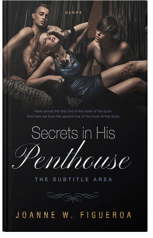 Front view of Premade Erotica Book Cover - Cod Gray