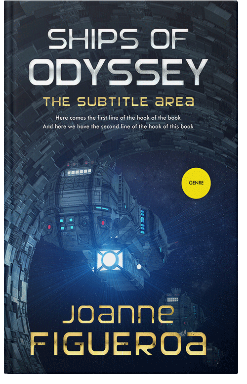 Front view of Premade Science Fiction Book Cover - Blue Zodiac