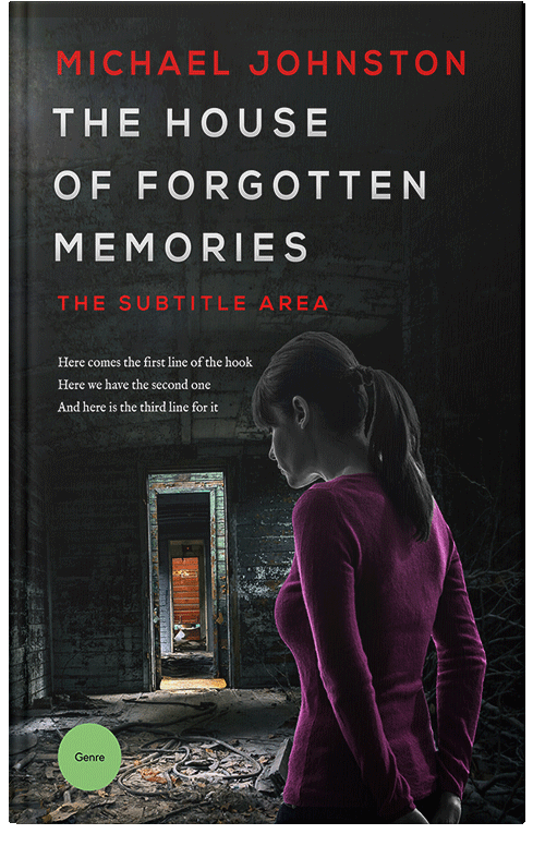 Front view of Premade Mystery & Thriller & Suspense Book Cover - Cod Gray