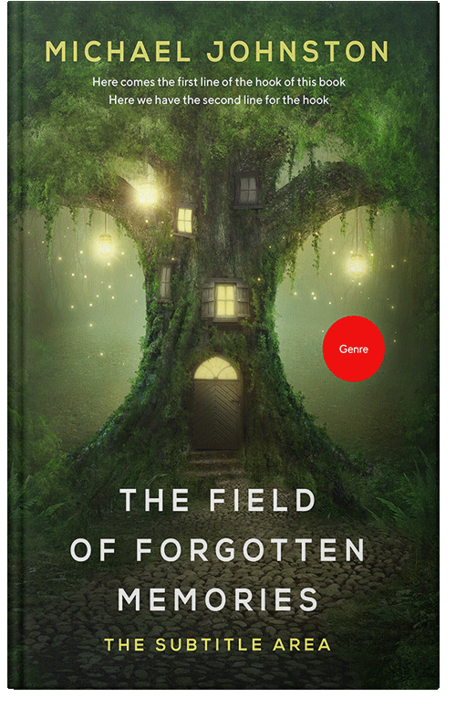 Front view of Premade Fantasy Book Cover - Mallard