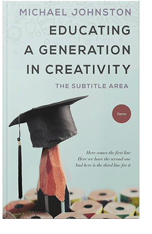 Pre Made Book Cover Paris White