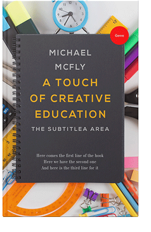 Pre Made Book Cover Calico