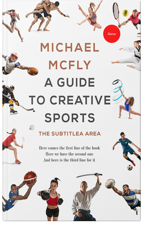 Front view of Premade Health & Dieting & Fitness Book Cover - Sandal