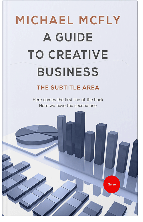 Front view of Premade Business Book Cover - Fiord