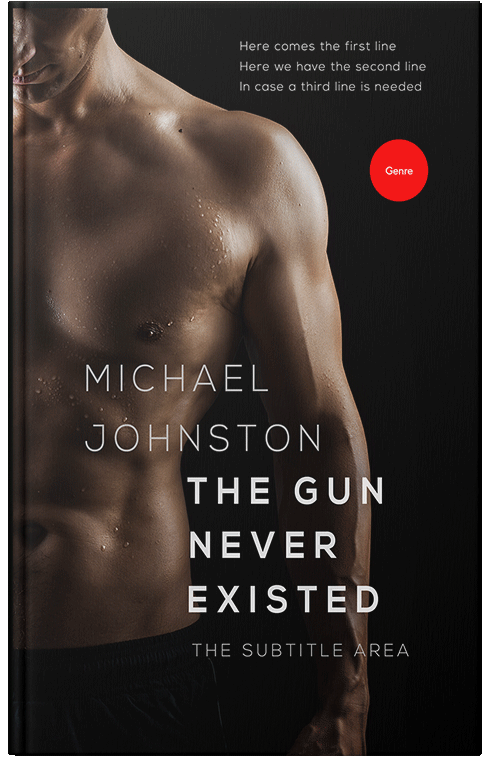 Front view of Premade Action & Adventure Book Cover - Quicksand