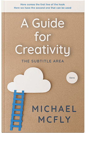 Pre Made Book Cover Tan