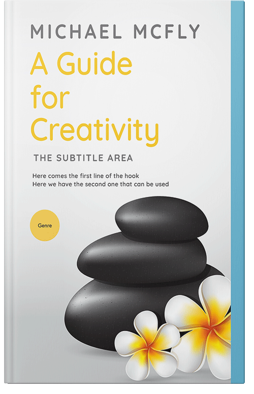 Front view of Premade Health & Mind & Body Book Cover - Thunder