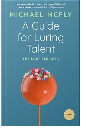 Pre Made Book Cover Steel Blue