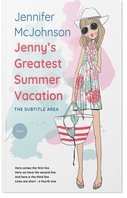 Front view of Premade Teen & Young Adult Book Cover - Ebb