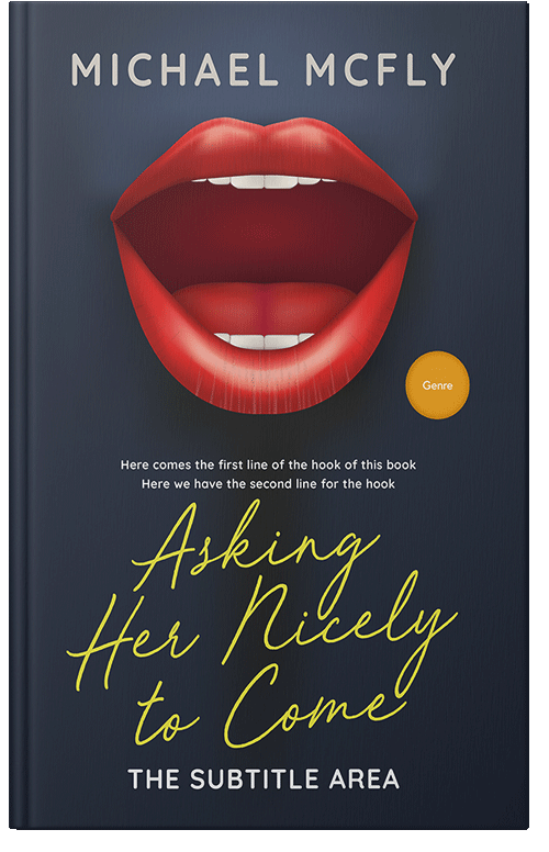Front view of Premade Chick Lit Book Cover - Charade