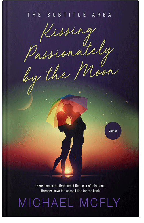 Front view of Premade Romance Book Cover - Revolver