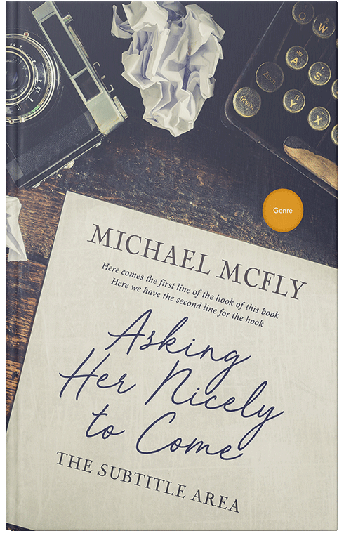 Front view of Premade Historical Book Cover - Ship Gray