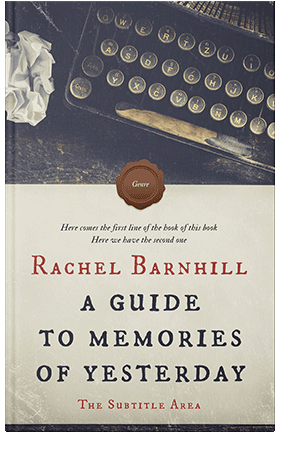 Pre Made Book Cover Satin Linen