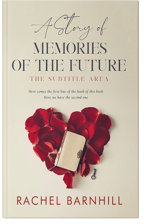 Front view of Premade Romance Book Cover - White Rock