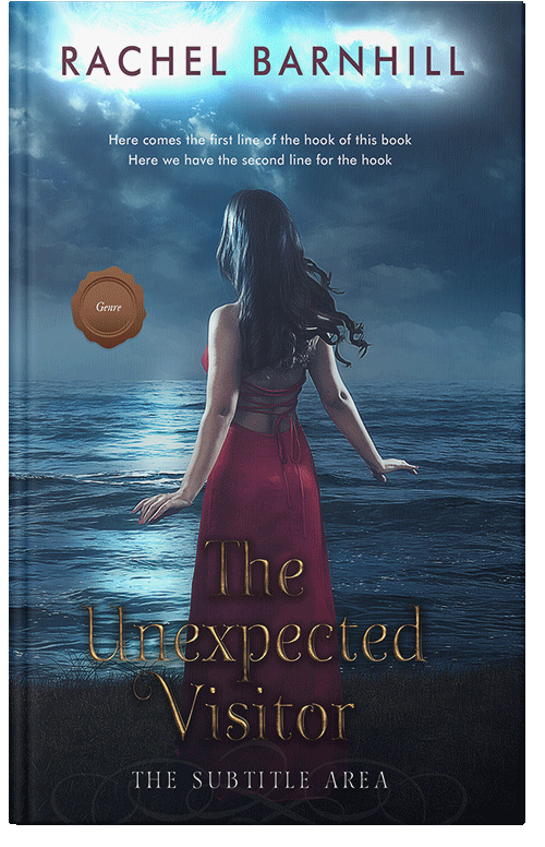 Front view of Premade Romance Book Cover - Ebony Clay