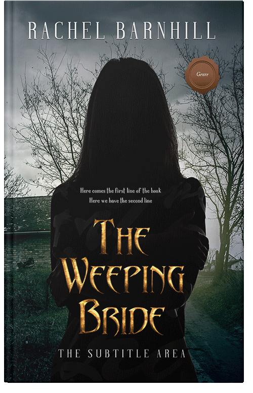 Front view of Premade Horror Book Cover - Tea