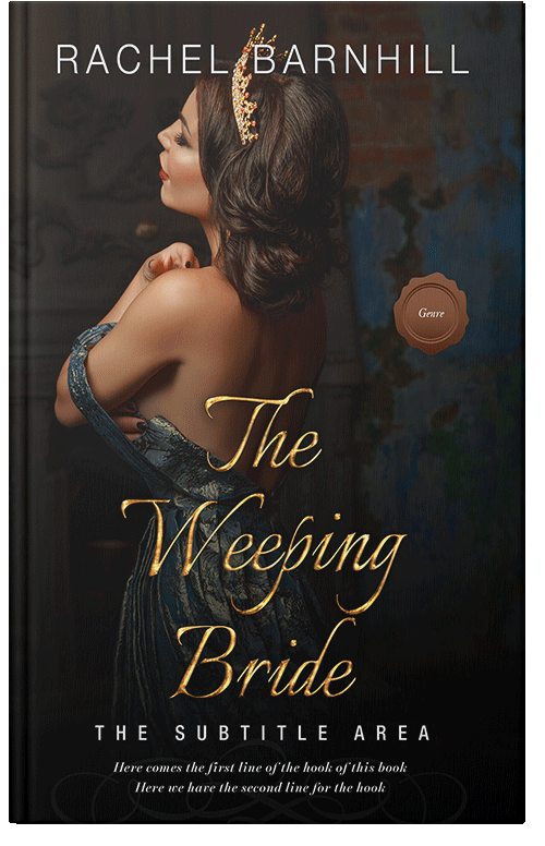 Front view of Premade Romance Book Cover - Cod Gray