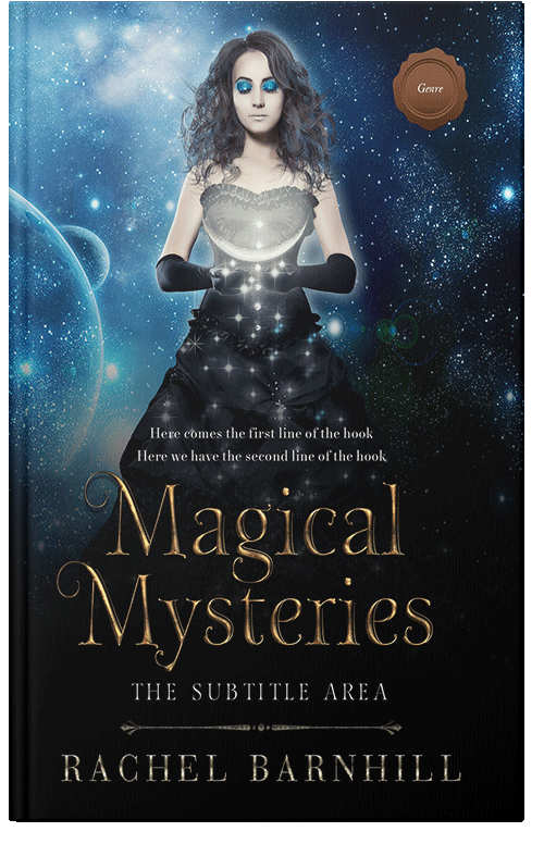 Front view of Premade Teen & Young Adult Book Cover - Gray Nickel