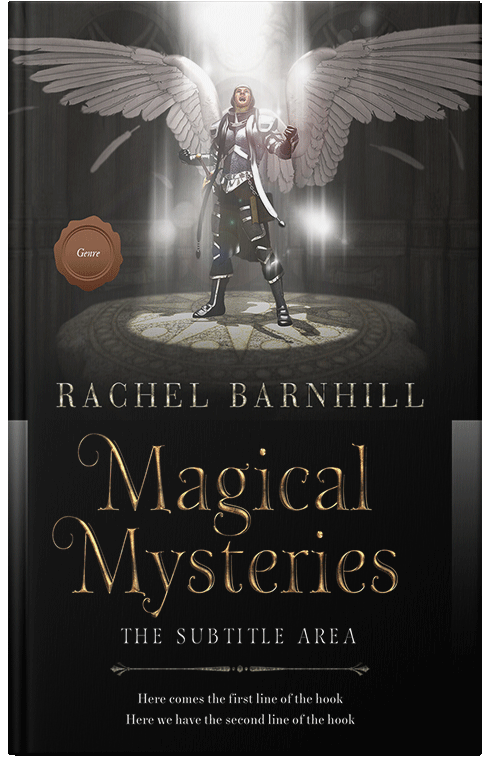 Front view of Premade Fantasy Book Cover - Silk