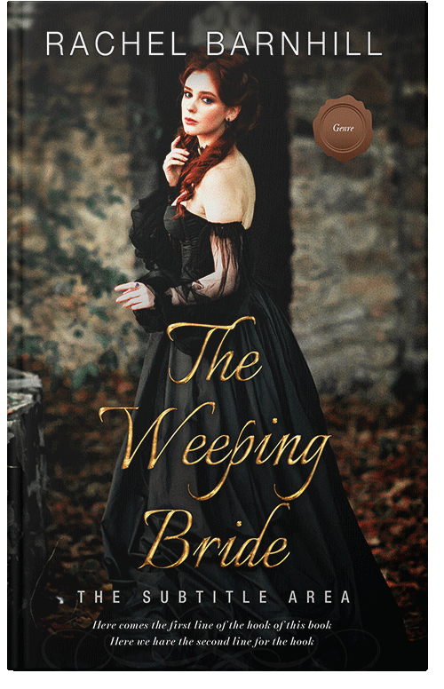 Front view of Premade Fantasy Book Cover - Rangoon Green