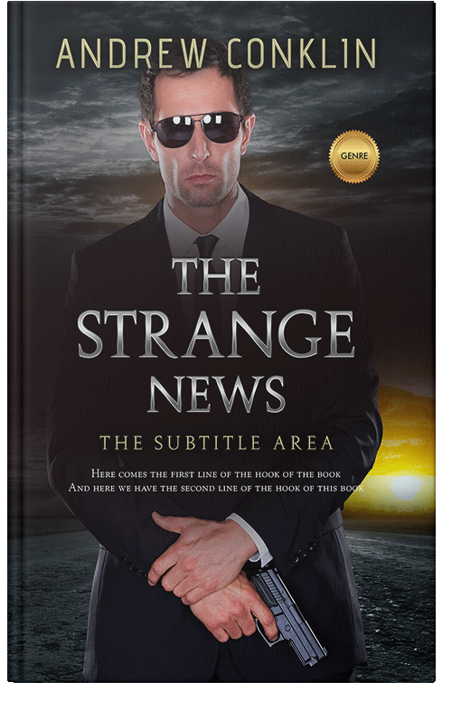Front view of Premade Mystery & Thriller & Suspense Book Cover - Thunder