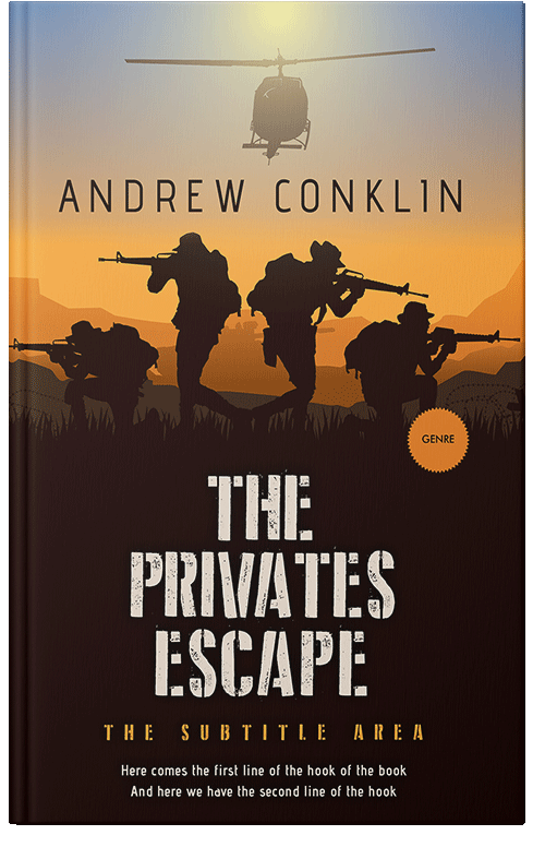 Front view of Premade Historical Book Cover - Tan