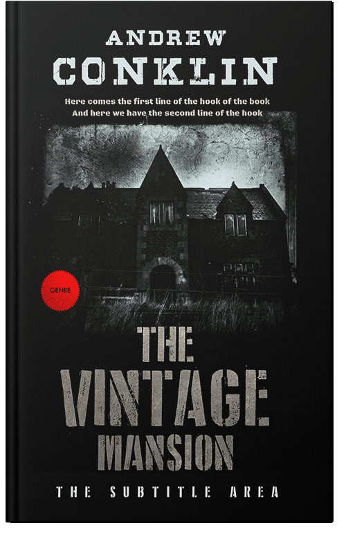 Front view of Premade Mystery & Thriller & Suspense Book Cover - Cloudy