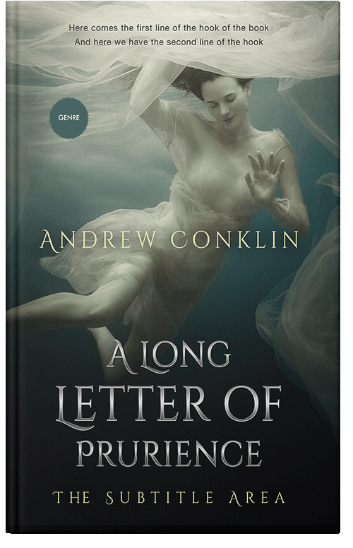 Front view of Premade Erotica Book Cover - Outer Space