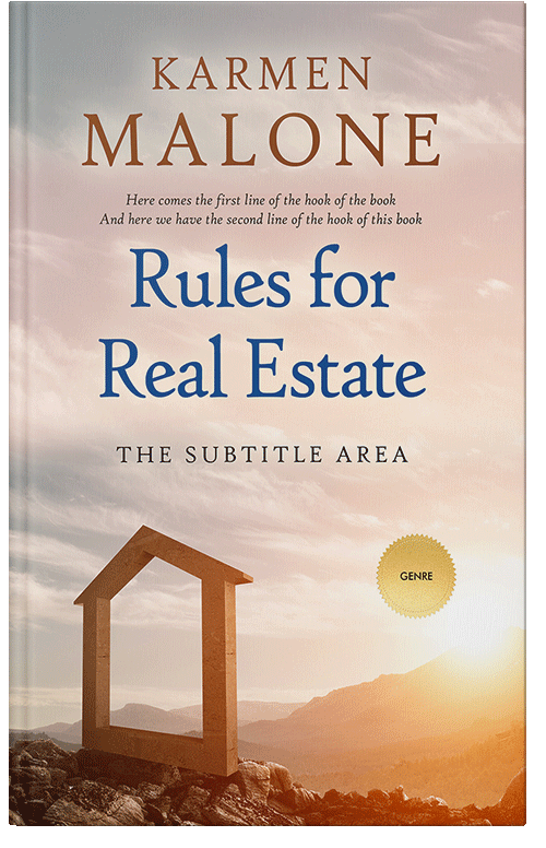 Front view of Premade Business Book Cover - Bone