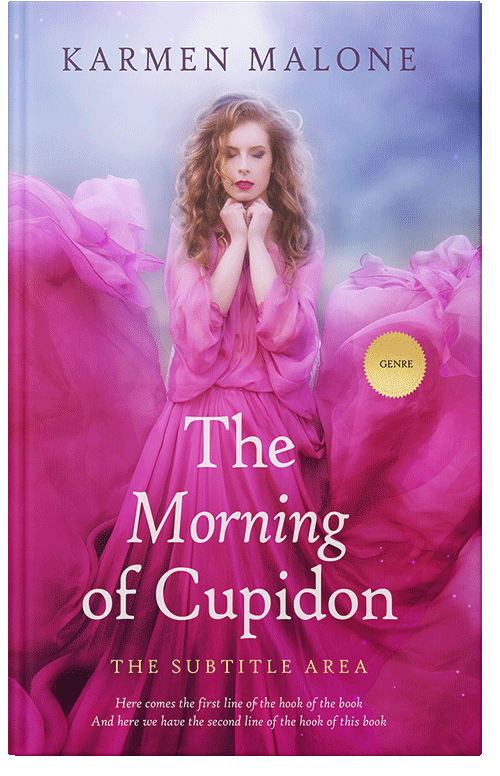 Front view of Premade Romance Book Cover - Hibiscus