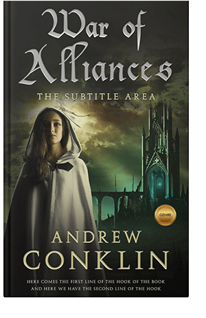 Pre Made Book Cover Log Cabin