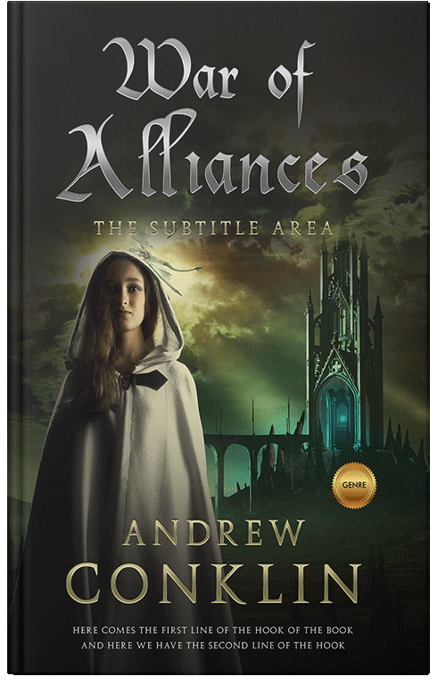 Front view of Premade Teen & Young Adult Book Cover - Log Cabin