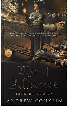 Pre Made Book Cover Oil