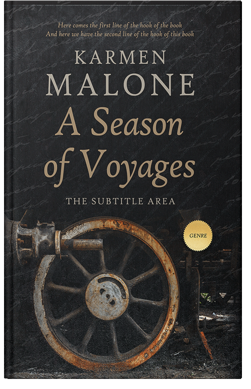 Front view of Premade Historical Book Cover - Woodsmoke