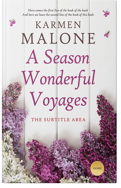 Front view of Premade Romance Book Cover - Ebb