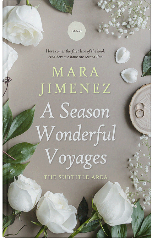 Front view of Premade Romance Book Cover - Cloudy