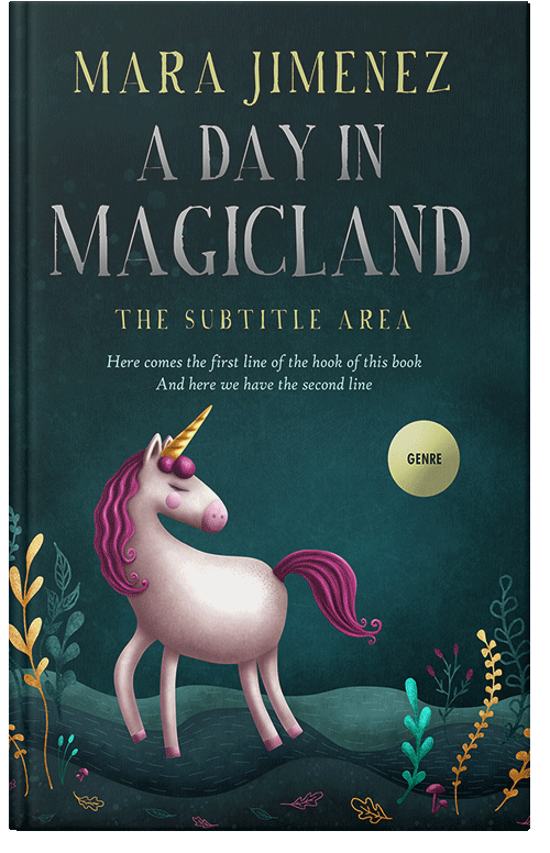 Front view of Premade Fantasy Book Cover - Firefly