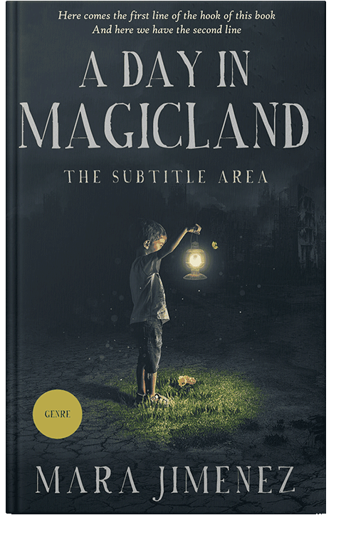 Front view of Mirage #3537 - Premade Apocalyptica Book Cover